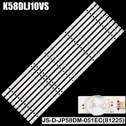 10pcs/set LED bar 5LED for TD K58DLJ10US 58 tv led584k01 JS-D-JP58DM-051EC(81225) E58DM100 3030-5S1P