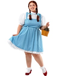 Rubie's womens Wizard of Oz Dorothy Dress Adult Sized Costumes, Blue/White, One Size US
