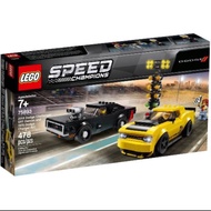 Lego 75893 2018 Dodge Challenger SRT Demon and 1970 Dodge Charger R/T