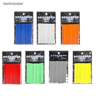 【TESG】 12PCS/Bag Bicycle Wheel Spokes Reflective Sticker Tube Strip Warning Light DIY 7.5cm Cycling Reflector Reflective Safety Kit Hot