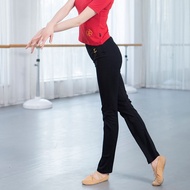 Red Dance Shoes Dance Pants Nylon Nylon Dance Dance Pants Practice Sports Casual Pants 2201 Children