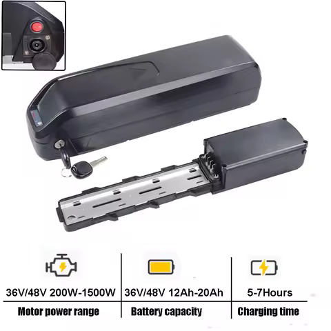 Electric Bike Bicycle Lithium Battery 36V 12Ah 48V 7.8Ah 15Ah 18Ah for OUXI V8 Samebike M20-Ⅲ Hoverf