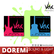 VAX Acoustic Guitar / Electric Guitar Strings Set