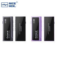 NICEHCK Octave Audio Decoder Headphone Amplifier ES9039Q2M Chip Dual Output USB Type-C DAC AMP for A
