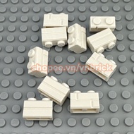 [10 Pieces] LEGO Wall Bricks 1x2 White ID 6152409 98283