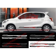 Datsun Go+Panca car sticker Go+Panca car listcutting stiker