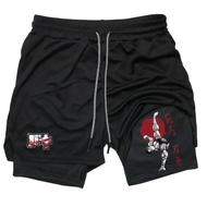 Men's Performance Shorts 2-in-1 Gym Harajuku Compression Stretchy Sports Quick Dry Fitness Stretchy 