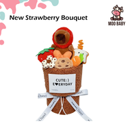 ⭐Moo Baby Capybara Bouquet Valentine Bouquet Bunga Valentine Gift Capybara Flower Doll Bouquet Capyb