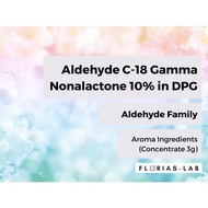 Florias-Lab | Aldehyde C-18 Gamma Nonalactone 10% in DPG, CAS#104-61-0*10% | Aldehyde Aroma Ingredie