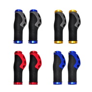 MTB Rubber Bicycle Grips 22.2*128mm Ergonomic Handle Handlebar Lock Folding Mountain Bike Parts