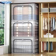 NEARER 24L/66L/110L Clothes Storage Organizer - Waterproof & Dustproof Large Folding Storage Box sto