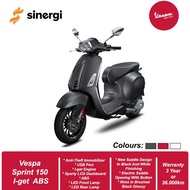 TERLARIS VESPA SPRINT 150 I-GET ABS - BEKASI,DEPOK,TANGERANG - GREY