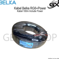 Wholesale CCTV Cable Rg6+Power Belka 2-Way CCTV Cable 100M Black