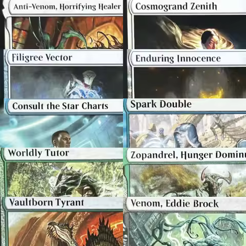 Questing Beast Filigree Vector Crop Rotation Virtue of Persistence Filigree Vector High-Quality TCG 