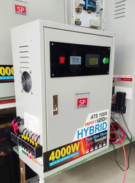 ชุดอินเวอร์เตอร์24V4000W  ออฟกริด ไฮบริด AC/DC Inverter off grid hybrid Pure sine Solar Power mppt 6