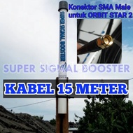 Antena Super Signal Booster untuk Modem Orbit Star 2 konektor SMA Male