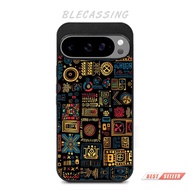 Hardcase Hybrid Cover Casing Google Pixel 9 8 7 6 5 4 3 A XL Pro Tpu Art Wall BC711