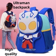 High Quality children backpack for boys ultraman school bag for man ultraman bagpack kindergarten be