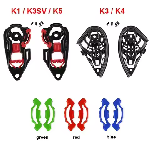 Helmet Visor Gear Base Casco for Capacete AGV K1 K3 K3SV K4 K5 Z7 X14 Z8 PISTA Helmet Parts Accesori