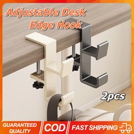 (Local shipping) 2PCS Adjustable Desk Edge Hook Portable Gaming Headset Desk Hanger Student Backpack