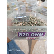 10 pcs resistor 1/2 watt 820 ohm