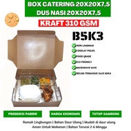 20x20 Rice Box Non-Laminated Catering Rice Box (B5K3-20X20X7.5)