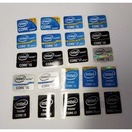 Original Intel CPU core label 12345 generation i3i5i7 sticker laptop label