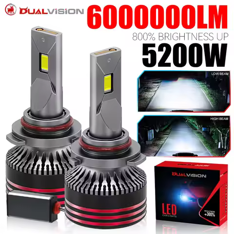 H7 LED Headlights M8PRO 5200W 6000000LM Canbus Led H4 H11 H3 H1 H8 H9 9005 HB3 9006 HB4 9012 HIR2 55