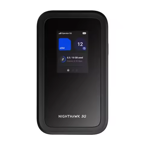 Nighthawk 5G Mobile Hotspot M7 with eSIM or SIM Portable WiFi 7 Router for Travel in 140+ Countries 