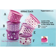 Tupperware Polka Pearls One Touch Topper (1 PC) 600ml