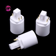 G&Y 3Pcs 4 Pin Conductive G24 To E26/E27 Soet Adapter G24Q Lamp Base Adapter G24Q To Medium Light So