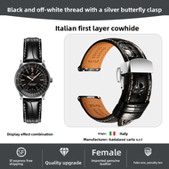 Leather Strap for Mens Aviator Chronograph Watch