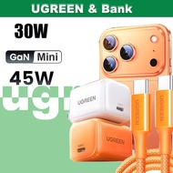 UGREEN 45W/30W Compact USB C Fast Charger PD3.0 GaN Charger