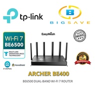 TP-LINK ARCHER BE400 BE6500 DUAL-BAND WI-FI 7 ROUTER