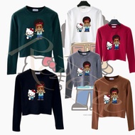 CROP TOP LONG-SLEEVED SHIRT CONCERT BRUNO MARS HK CONCERT OUTFIT UNOFFICIAL MERCH