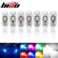หลอดรถไฟเลี้ยวกระพริบแฟลช - ไม่กระพริบ  T10 5LED มีให้เลือก 7 สี สว่างมาก ราคาขาย 1 หลอด /10หลอด 12V
