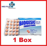 Biogesic Paracetamol 500mg 500s Tablets (1 Box) (EXP: 3/2028)