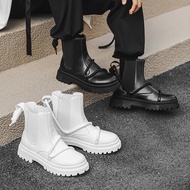 White Chelsea Martin Boots Boots Trendy Shoes Men