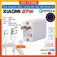 Bộ củ sạc nhanh Xiaomi (27W) Mi Turbo Charger 4.0 mã Xiaomi MDY-10-EH - Zin hãng bóc máy