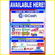 ◈ ♟ ◴ e-Business Tarpaulin (All-In-One) (GCash | Load To All Network | Bills Payment)