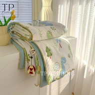 Chăn Hè Cotton Đũi Hàn Quốc Hàng Nhập Chăn Đũi Kích Thước 2mx2m3 Đầy Đủ Mẫu Mã