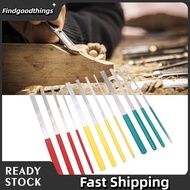 Findgoodthings Flat FileFile Set File SetHard 12Pcs Excellent Performance Comfortable Handle High Ha