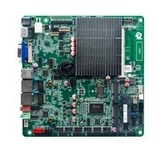 HBGER เมนบอร์ดอุตสาหกรรมเมนบอร์ด MINI ITX 2*1000M LAN/7 * USB/6 * Com/vga/lvds J1900เมนบอร์ด All In