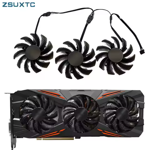 75MM T128010SU 0.35A GTX1080 For Gigabyte AORUS GTX 1060 1080 1070 Ti G1 Gaming Fan GTX 1070Ti G1 Ga