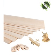 Balsa Wood Sheets for Diy Art and Crafts 50cm x 10cm x Thickness - 1.0/1.5/2.0/2.5/3.0/4.0/5.0/6.0/8