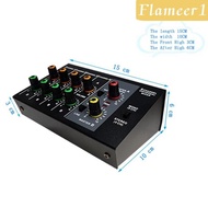 [flameer1] 8 Channel Audio Mixer Small Mixer Sound Board Portable for Indoor