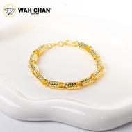 WAH CHAN 916 Gold Bracelet CSB157 - Gelang Siput
