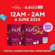 PaperOne™ Digital Premium Quality 85gsm / 80gsm Carbon Neutral Copy Paper A4 [2 Reams]