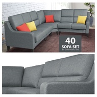 SET SOFA L-6 TEMPAT DUDUK/SET RUANG TAMU/6L CORNER FABRIC SOFA/SET SOFA/LIVING ROOM SOFA SET/CORNER 
