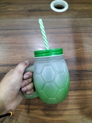 JCE 11 MASON JAR/ WITH STRAW 450ML / BASO / JUICE DRINKING GLASS CUP/ JUICE DRINKING JAR / GLASSWARE WITH STRAW  [ ONHAND ] [ SALE ] [ BUY NOW ]